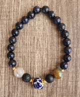 Single talavera ball bracelet