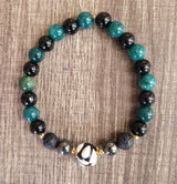 Single talavera ball bracelet