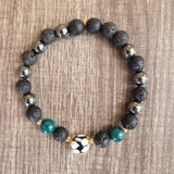 Single talavera ball bracelet