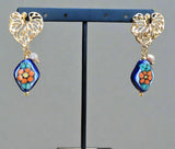 Leave Talavera earrings