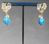 Leave Talavera earrings