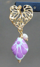 Leave Talavera earrings