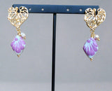 Leave Talavera earrings