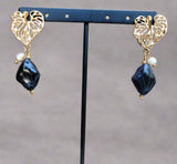 Leave Talavera earrings