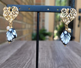 Leave Talavera earrings