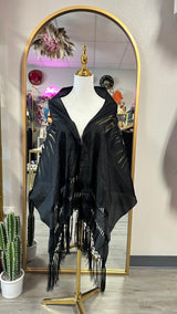 Painted rebozo (mariposas/heart)