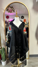 Painted rebozo (heart/cross)