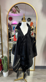 Painted rebozo (sagrado)