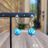 Talavera ball/silver .925 earrings