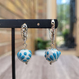 Talavera ball/silver .925 earrings