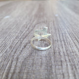 Texas heart silver 925 ring