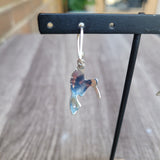 Hummingbird 925 silver earrings