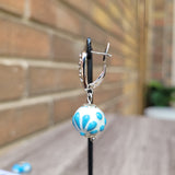 Talavera ball/silver .925 earrings