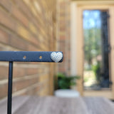 Heart / diamons silver 925 earrings