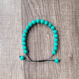 Single talavera ball bracelet