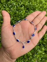 Navy 925 silver bracelet