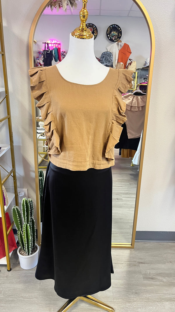 Manta ruffle top
