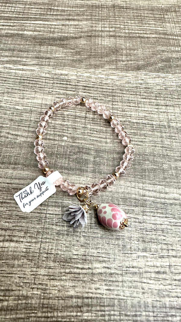 Talavera/crystal bracelet
