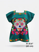 Catrina telar huipil