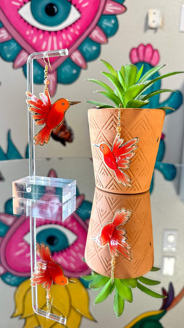 Colibrí earrings