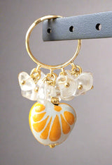 Ajustable Talavera/Agatas ring