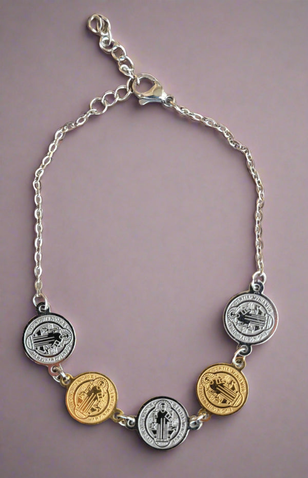 San Benito  gold/silver plating bracelet