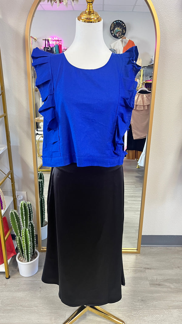 Manta ruffle top