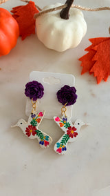 colibrí earrings