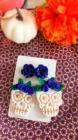 Catrina flowers earrings