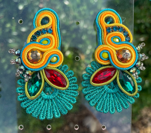 Soutache earrings