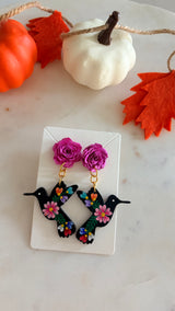 colibrí earrings