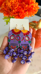 Maxi Calavera earrings