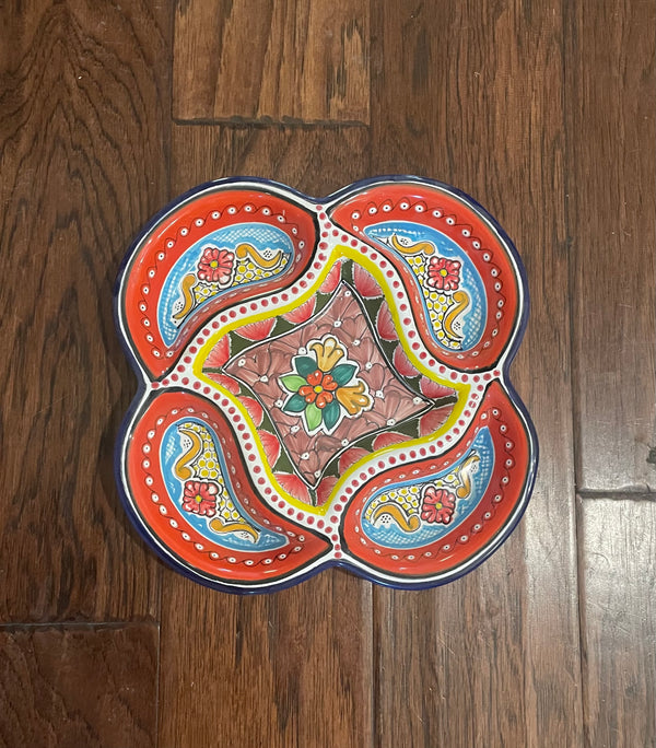 Talavera appetizer tray