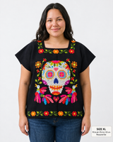 Catrina telar huipil