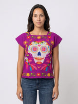 Catrina telar huipil