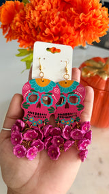 Maxi Calavera earrings
