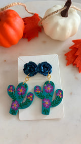 Cactus earrings