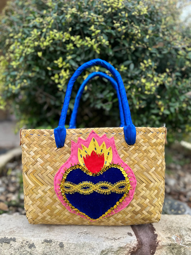 Sacred heart  palm purse