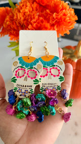 Maxi Calavera earrings
