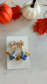 Corazón con alas earrings