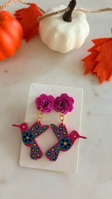 colibrí earrings