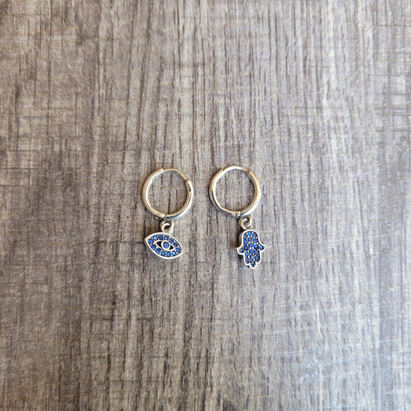 Eye & Hand silver 925 earrings