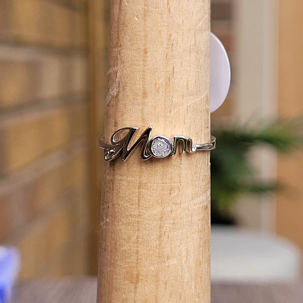 Mom silver 925 ring