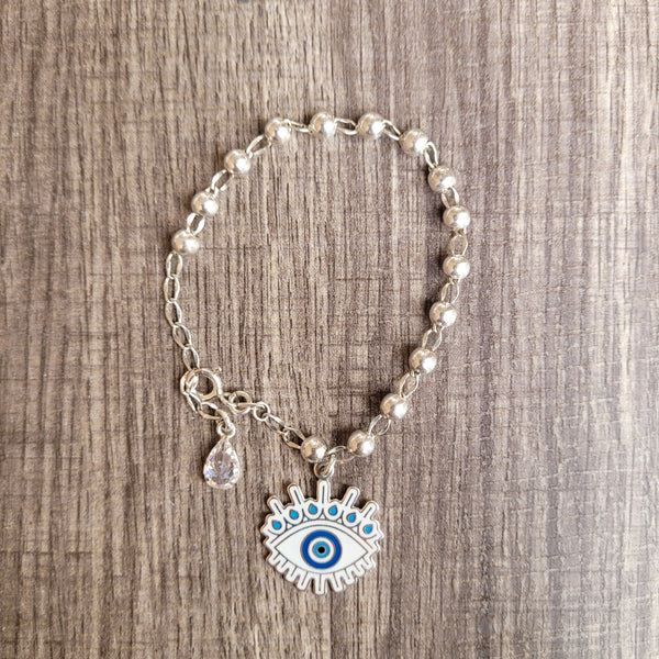 Eye 925 silver bracelet