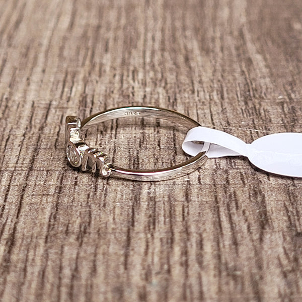 Mom silver 925 ring