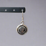 Mayan calendar 925 silver earrings