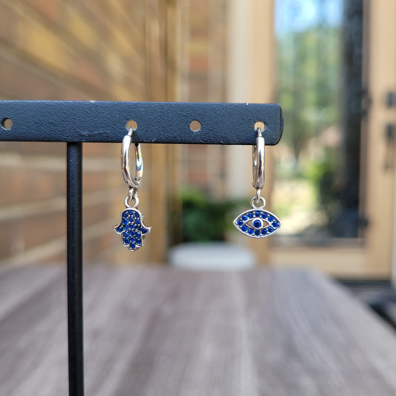 Eye & Hand silver 925 earrings