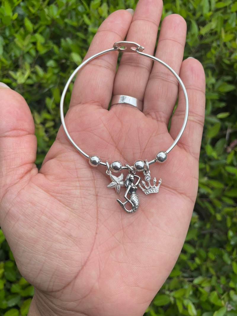 Mermaid bracelet (3 charms)