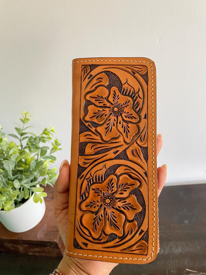 Tooled leather  wallets