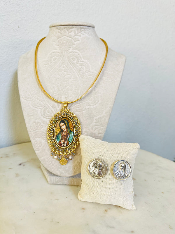 Guadalupe/Juan Diego necklace